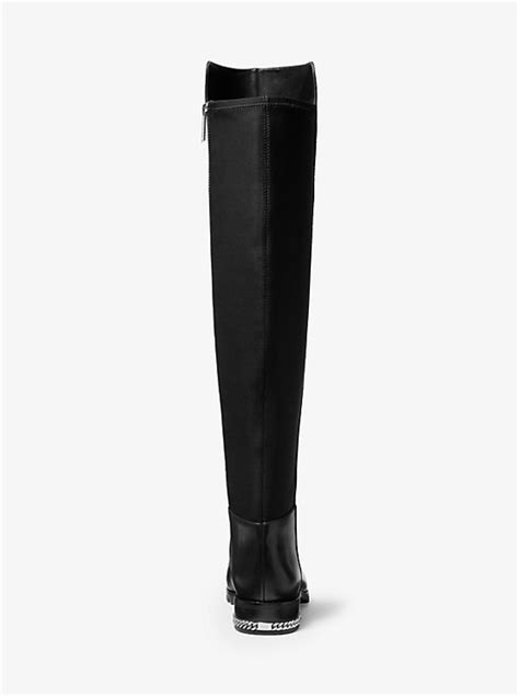 sabrina mule bootie michael kors|Sabrina Stretch Leather Boot .